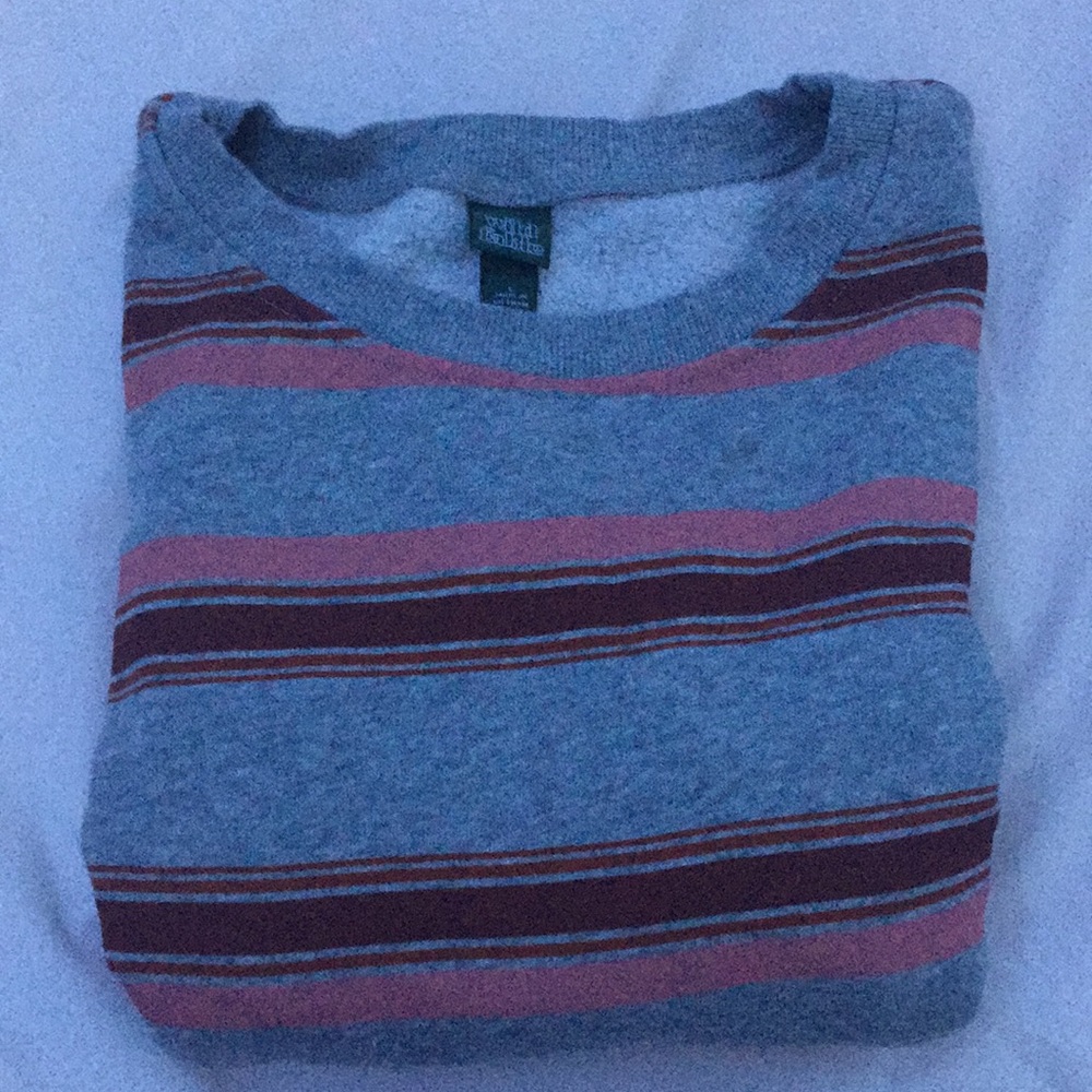 stripped cropped sweater